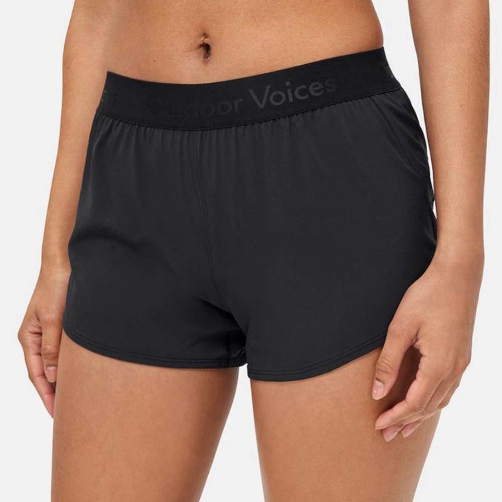 Outdoor Voices 3” Relay Short Black